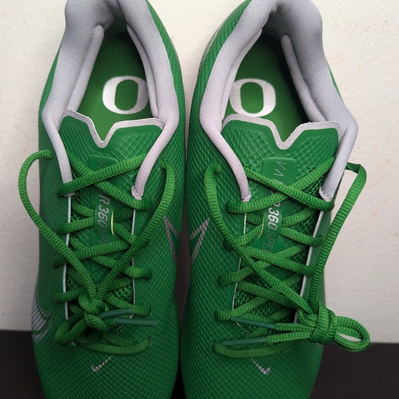 Nike Mens Size 13 Wide Vapor Edge Speed 360 Oregon PE Football Cleats DA8733-300